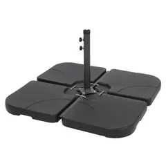 undefined - Base Para Parasol Polietileno 4 Piezas