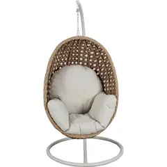 undefined - Sillón Colgante Con Soporte Rattan Sintético Aruba