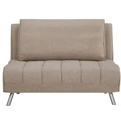 JUST HOME COLLECTION - Sofá Cama 2 Puestos Mónaco 120x86x74 cm Neutral