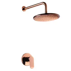 SENSI DACQUA - Grifería Ducha Monocontrol Plato Cobre Vittorio