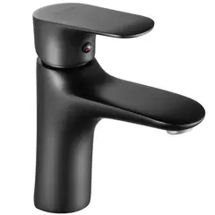 SENSI DACQUA - Grifería Para Lavamanos Monocontrol Baja Brush Gold Vittorio