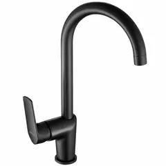 SENSI DACQUA - Grifería Lavaplatos Monocontrol Negra Lucena