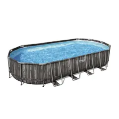 BESTWAY - Piscina Estruct Ovalada 732 x 366 x 122 cm Bomba/Filtro/Accesorios