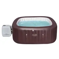 BESTWAY - Jacuzzi Spa Inflable Cuadrado Maldive 7 Personas 201 x 201 x 80 cm