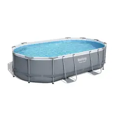 BESTWAY - Piscina Estructural Ovalada 488 x 305 x 107 cm Bomba/Filtro/Accesorios