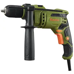 BAUKER - Taladro Percutor 13mm 650w Con 9 Brocas