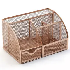 JUST HOME COLLECTION - Organizador Escritorio Rosado