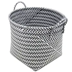 undefined - Canasto Tejido Gris