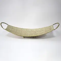DEAR SANTA - Bandeja Navideña Metal con Asas 59.5x23x14 cm