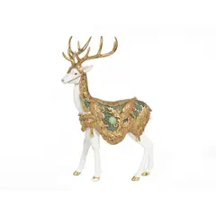 DEAR SANTA - Reno de Navidad Verde/Dorado 42.4 cm Marrón