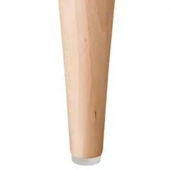 FIXSER - Pata Madera Cónica 150 Mm Laca Nat. Recta