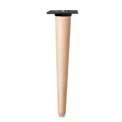 FIXSER - Pata Madera Conica 300 Mm Laca Nat. Recta