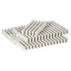 HUMBOLDT - Rejilla Piscina Blanca 1m x 20mm, Material ABS