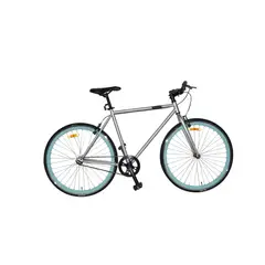 SCOOP - Bicicleta Urbana Fixie R28 Plateada