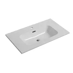SENSI DACQUA - Lavamanos Sencillo De Empotrar 80.5x46x17 Cm