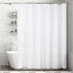 undefined - Forro Cortina Bano 190x195 Cm Blanco