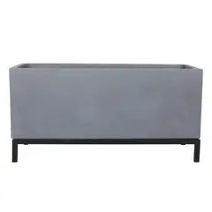 undefined - Matera Arcilla Rectangular 80x30x40cm Gris