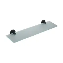 SENSI DACQUA - Repisa Vidrio Chicago Negro Mate