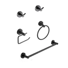 SENSI DACQUA - Set 5 Piezas Chicago Negro Mate