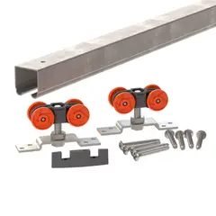 DUCASSE INDUSTRIAL - Kit Puerta Corrediza Plegable 3Mt Dn-80 Cd