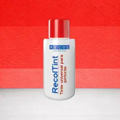 RECOL - Tinte Universal para Pintura y Esmalte Rojo Vivo 60 ml