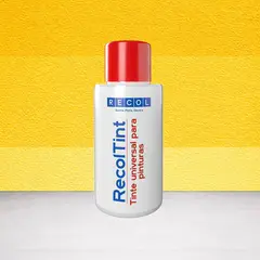 RECOL - Tinte Universal para Pintura y Esmalte Amarillo 60 ml