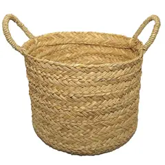 JUST HOME COLLECTION - Canasta Hierba Marina Quilca 36x25x36cm Natural