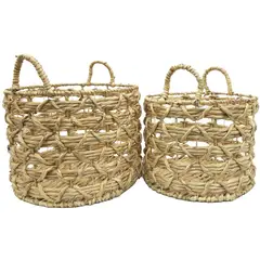 undefined - Canasta Jacinto De Agua Tanaca 42x31x42cm Natural