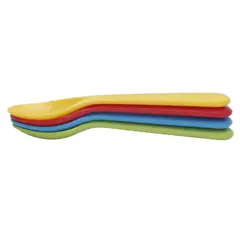 undefined - Cuchara Plástico Colores 4 Unidades