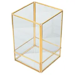 JUST HOME COLLECTION - Farol Metal Vidrio 13X13X18Cm