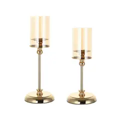 undefined - Set 2 Candelabros Oro