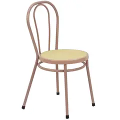 undefined - Silla Metal Natural Rosada