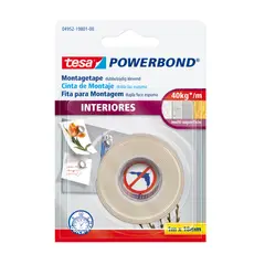 TESA - Cinta Doble Faz Interiores 1m x 18mm