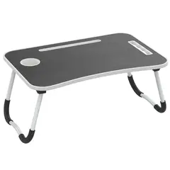 JUST HOME COLLECTION - Mesita Laptop Pata Plegable 40x64x27 cm