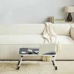 JUST HOME COLLECTION - Mesita Laptop Pata Plegable 40x64x27 cm