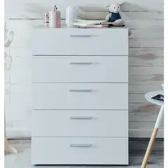 TVILUM - Comoda Pepe 5 Cajones 70x40x102cm