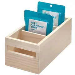 IDESIGN - Caja Madera con División 12.7x25x10cm