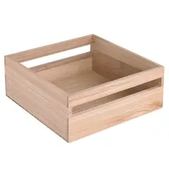 IDESIGN - Caja Madera 25.4x25.4x10.8cm