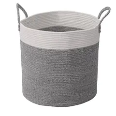 undefined - Canasto Multiuso 46x46x50cm Gris/Blanco