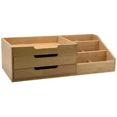 JUST HOME COLLECTION - Organizador Mesa 24x52x15.6 cm Bambú
