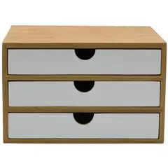 undefined - Cajonera Bambú 18x23.5x15cm