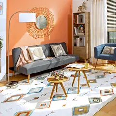 JUST HOME COLLECTION - Sofacama Hobbs Azul 180x86x74cm