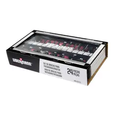UBERMANN - Set 24 Fresas 1/4pulg