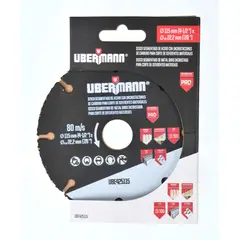 UBERMANN - Disco Madera Esmeril 41/2pulg