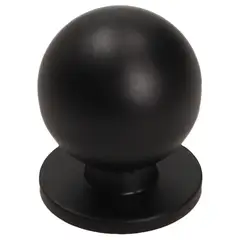 FIXSER - Pomo 22mm Zamak Negro Mate Gn33