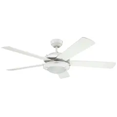 WESTINGHOUSE - Ventilador Decorativo Comet 132 1 Luz E27 Blanco