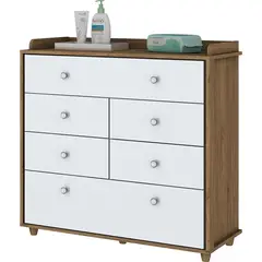 undefined - Cómoda Cambiador Pao 6 Cajones 94x43x93cm