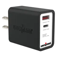 undefined - Cargador Usb + Type-C Eu Uberm