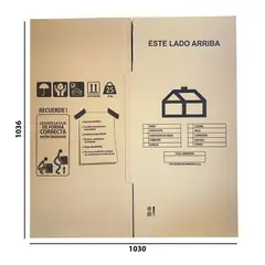 FIXSER - Caja Cartón H Largo51x Ancho51x Altura51cm
