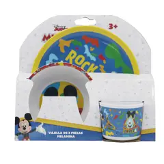 DISNEY - Vajilla 3 Piezas Mickey Junior